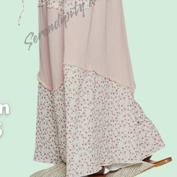 NWOT POL Pink Floral Wide Leg Pants - Picture 5 of 7